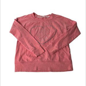 Small Pink Crewneck Sweatshirt Fashion Show London